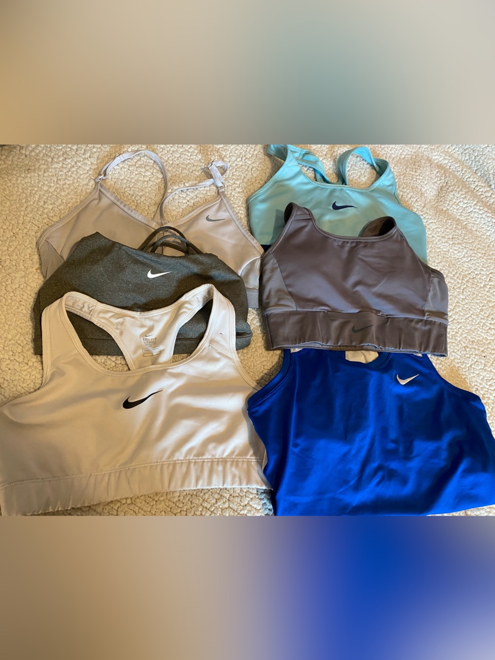 Nike woman’s sports bras and tank top with built in sports bra